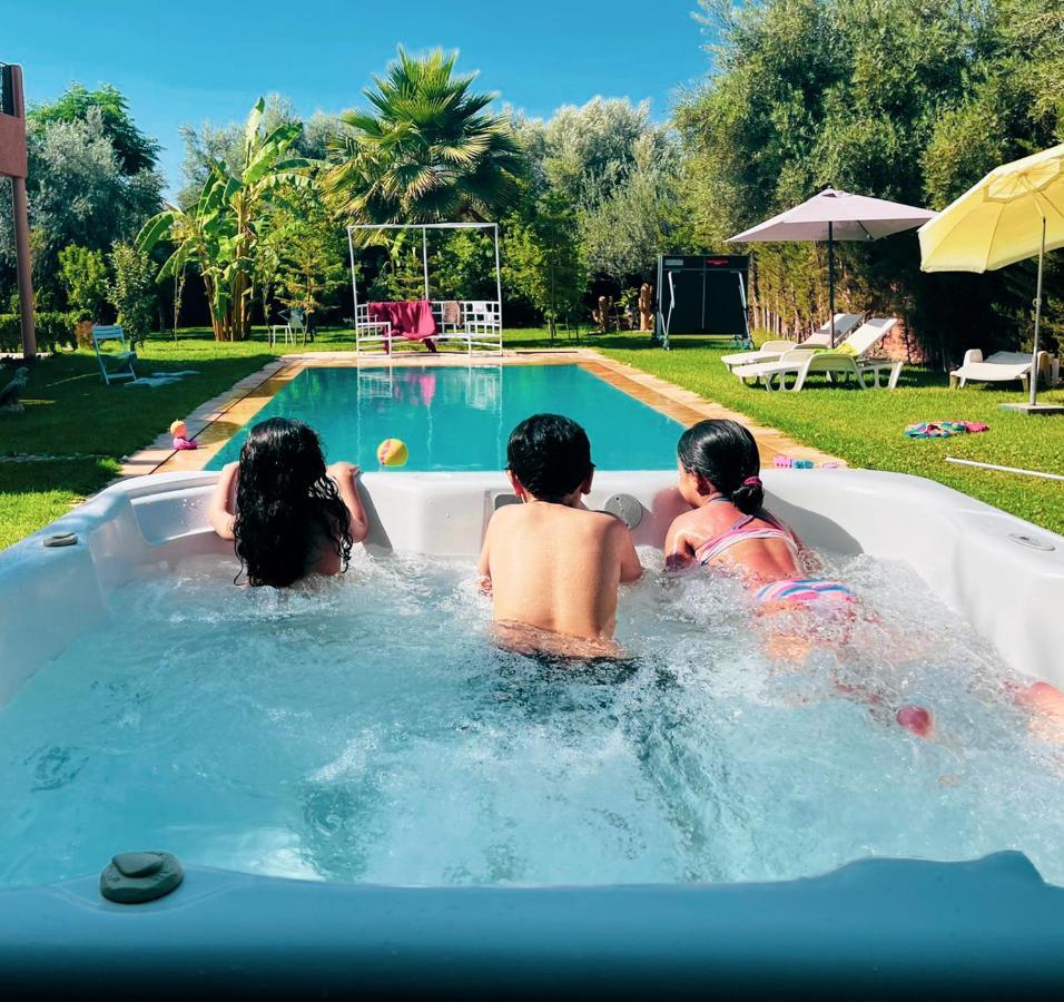 Ilafe Farmhouse, Villa Avec Piscine Chauffee Privee Et Jacuzzi Pour Familles Μαρακές Εξωτερικό φωτογραφία