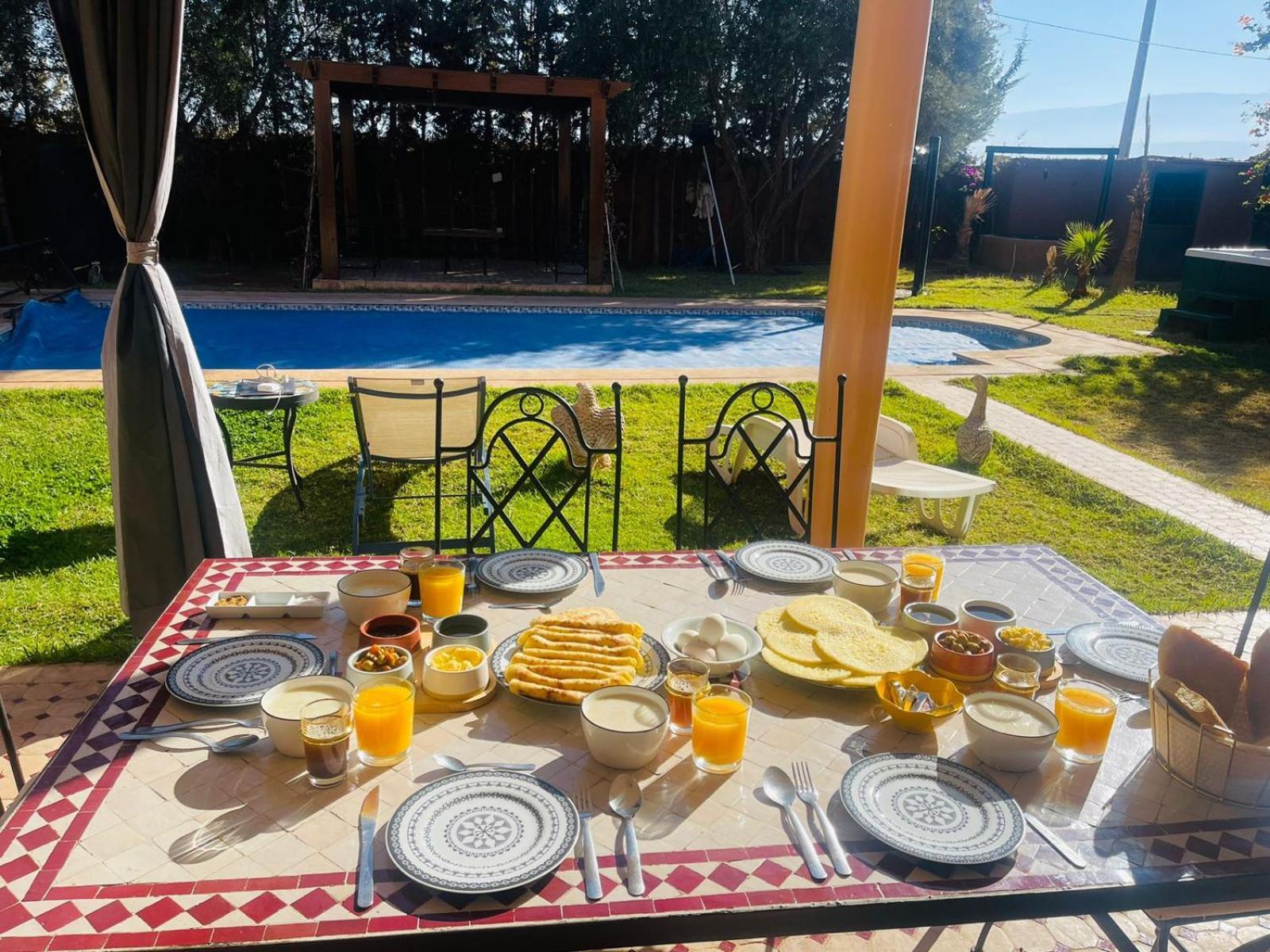 Ilafe Farmhouse, Villa Avec Piscine Chauffee Privee Et Jacuzzi Pour Familles Μαρακές Εξωτερικό φωτογραφία